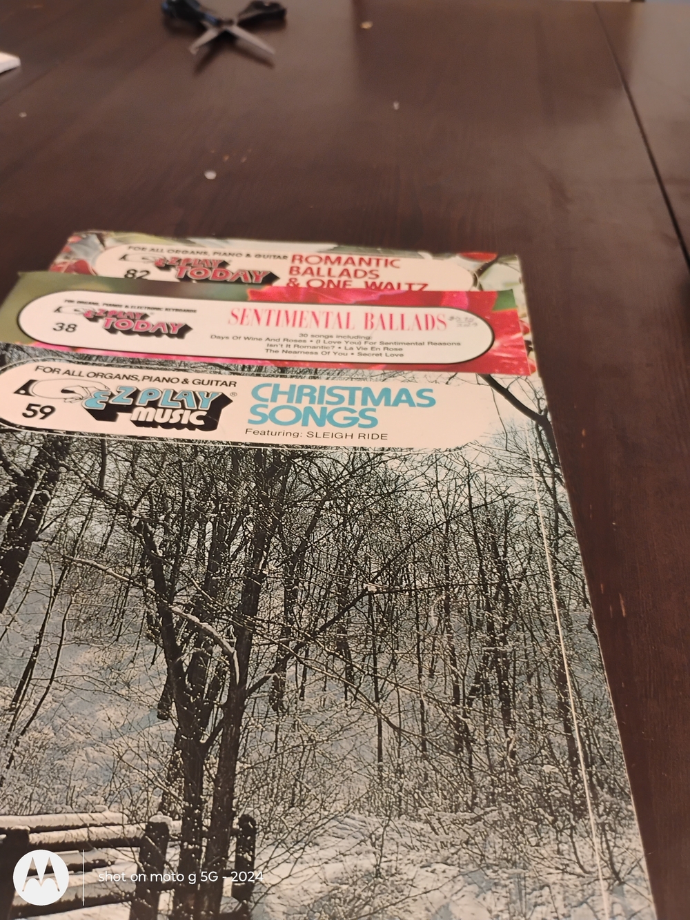 Set Of 3 Easy To Play Sheet Music Books